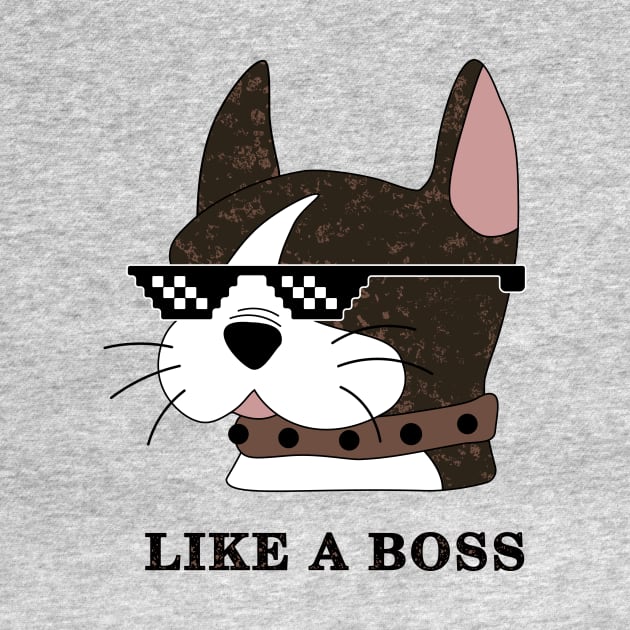 Like a boss terrier by LizaAdler